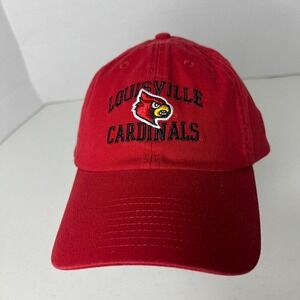 Adidas Mens Red Louisville Cardinals Embroidered Logo Football Hat One Size‎